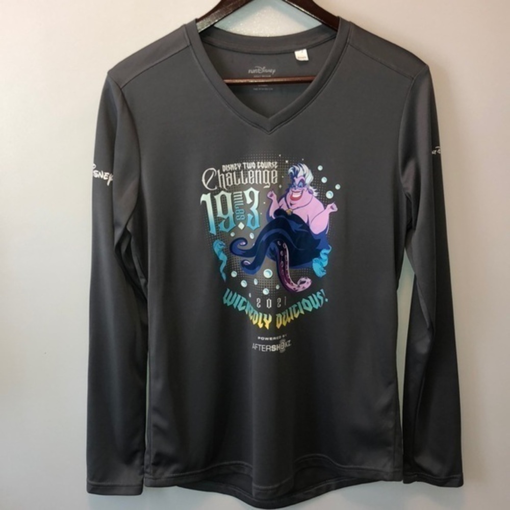Run Disney Wine & Dine Two Course Challenge Women's Large LongSleeve Shirt‎
